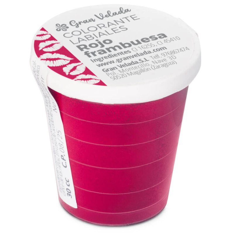 Colorante labiales rojo frambuesa