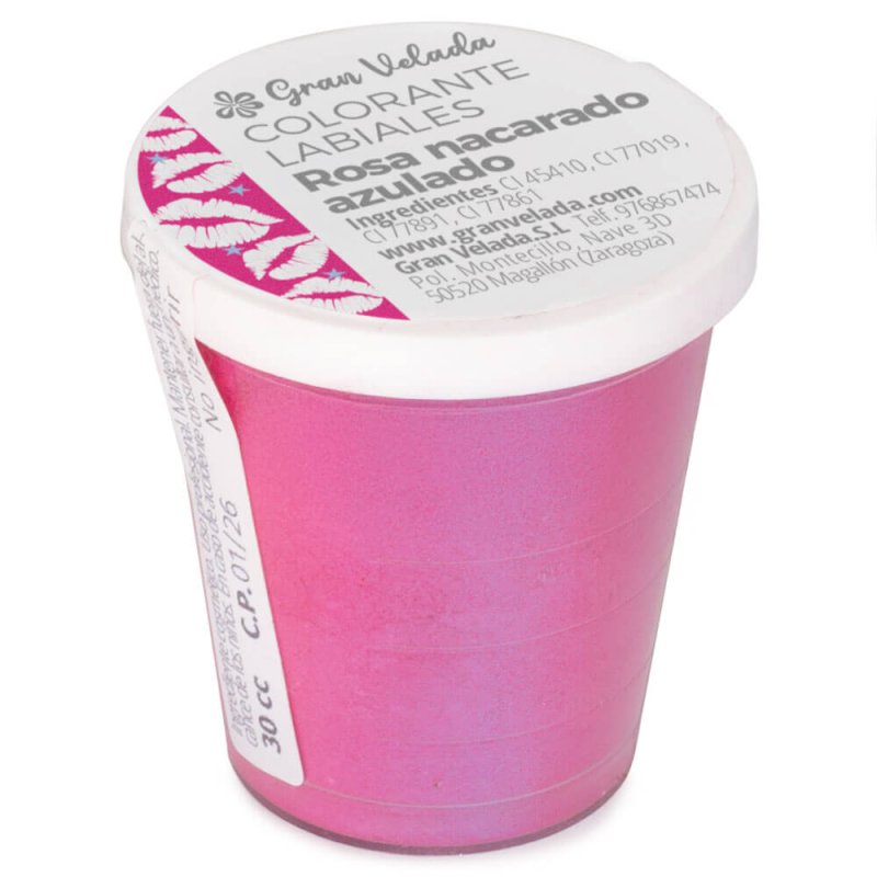 Colorante labiales rosa nacarado azulado