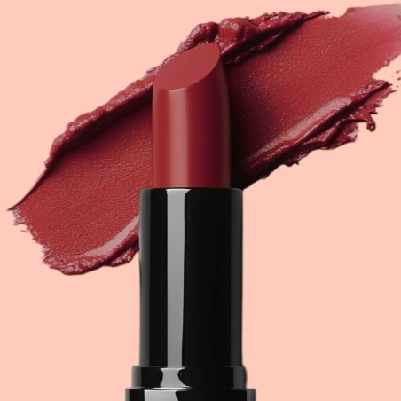 Barra de labios con colorante labiales bordo