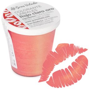 Colorant pour lèvres or rouge clair Colorant pour lèvres or rouge clair