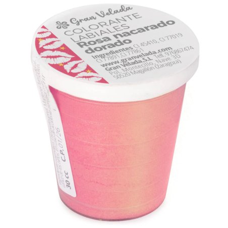 Colorante labiales rosa nacarado dorado