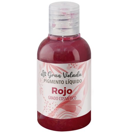 pigmento liquido rojo marte para jabon de aceite
