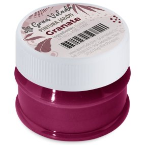 Peinture grenat pour savon