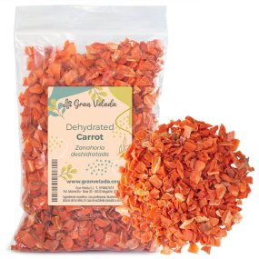 Cenoura desidratada