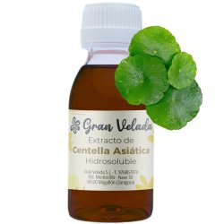 Frasco de extracto de centella asiática