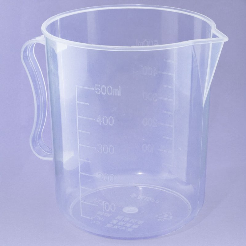 Jarra medidora 500 ml de plástico