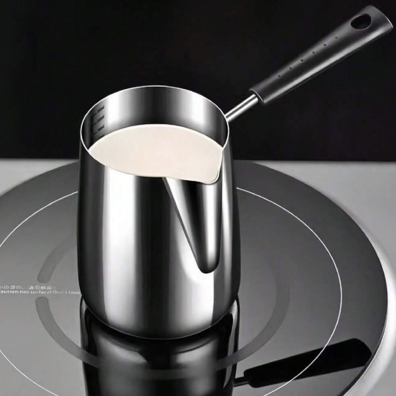 Jarra de metal con mango 350 ml para fundir cera