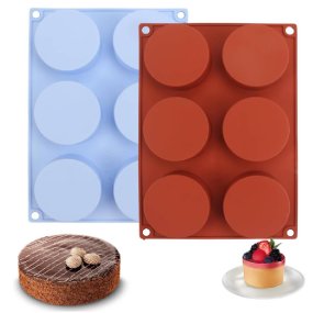 Molde 6 pastilhas circulares Molde 6 pastilhas circulares