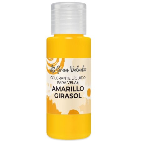 Colorante liquido velas amarillo girasol