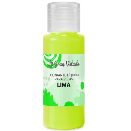Colorante liquido velas lima