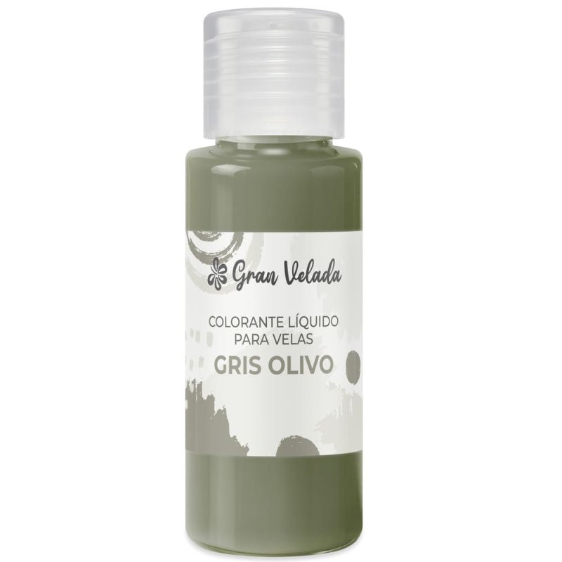 Colorante liquido velas gris olivo