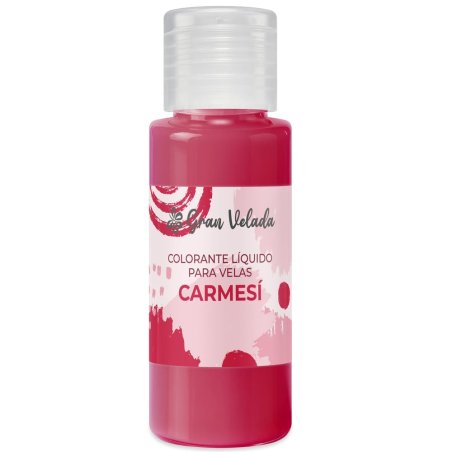 Colorante liquido velas carmesi