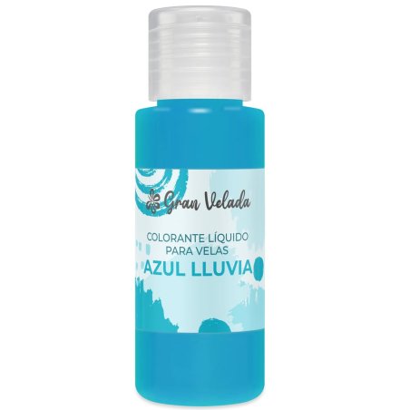 Colorante liquido velas azul lluvia