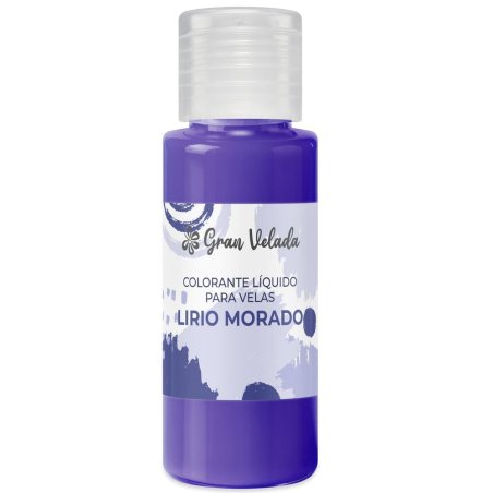 Colorante liquido velas lirio morado
