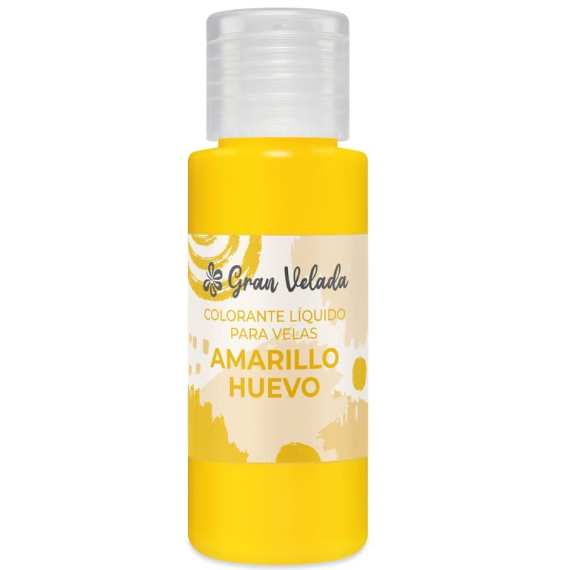 Colorante liquido velas amarillo huevo