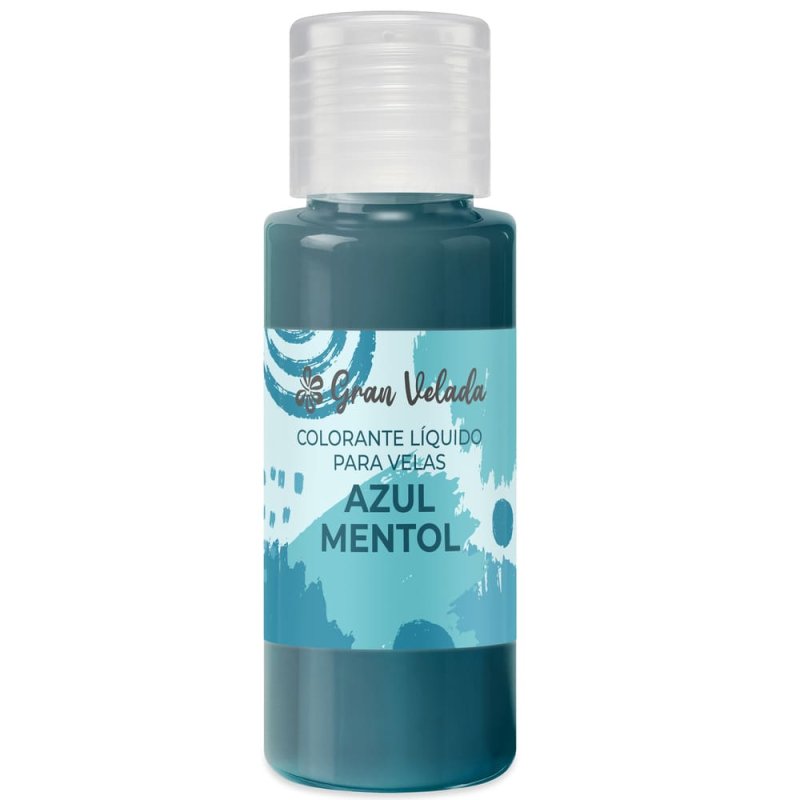 Colorante velas liquido azul mentol