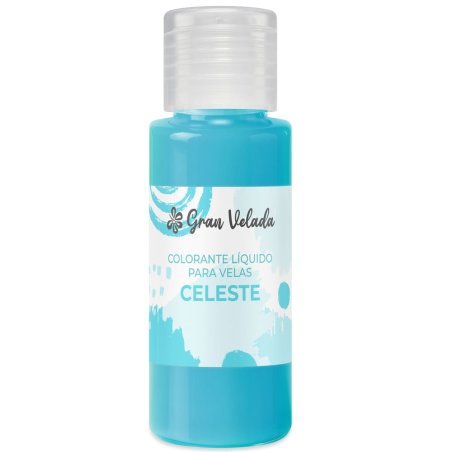 Colorante liquido velas celeste