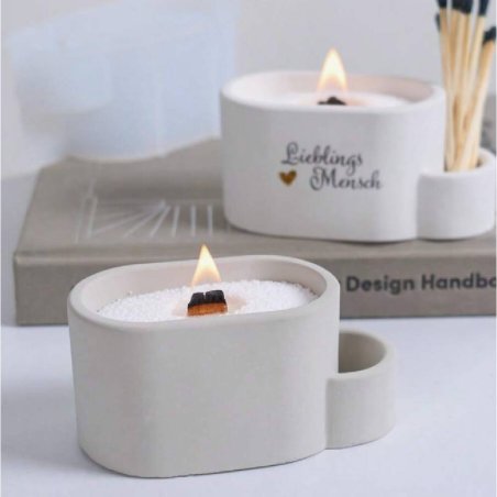 Molde velas concreto