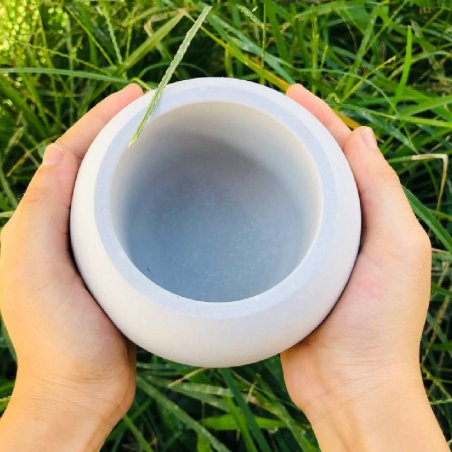 Molde maceta hormigón