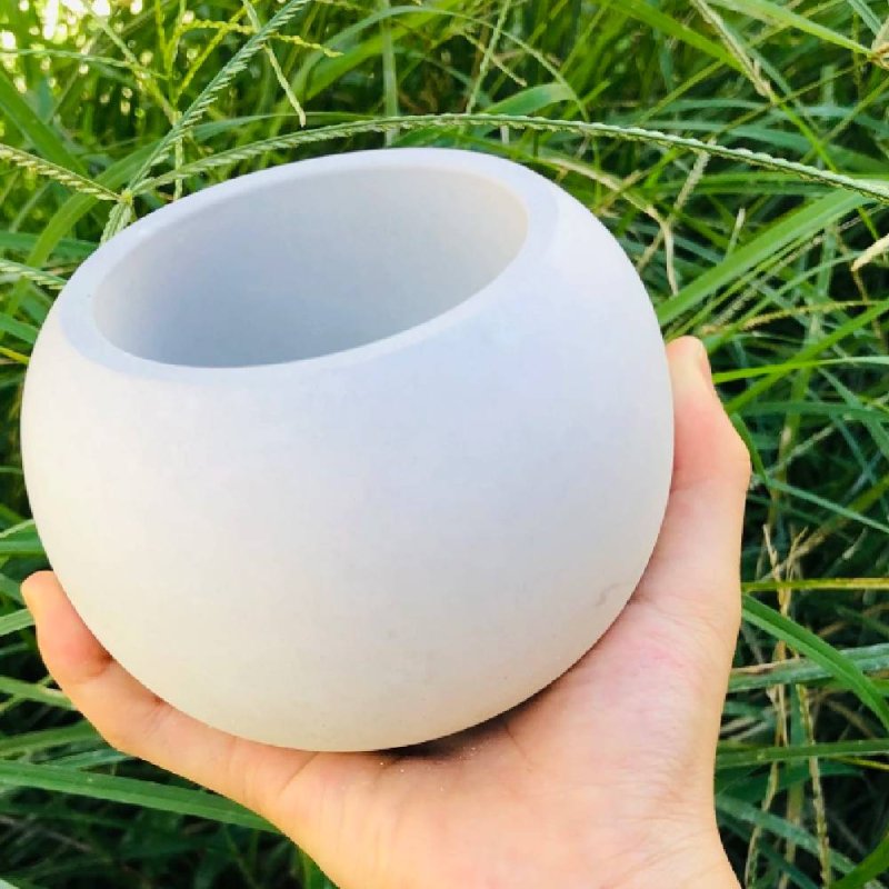 Molde maceta concreto