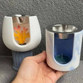 Molde queimador cilíndrico