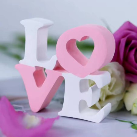 molde letras love