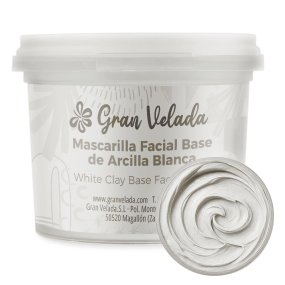 Máscara base de argila branca para rosto e corpo Máscara base de argila branca para rosto e corpo