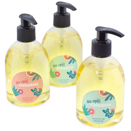 Aceite anticelulítico hecho con el kit cómo hacer aceite de masaje anticelulítico