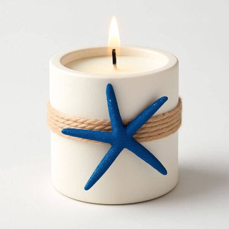 Estrella de mar para decorar velas