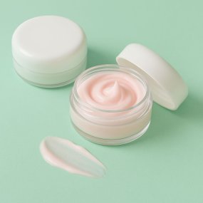 Tarrito 3 ml transparente con tapa blanca