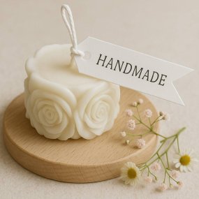 Moule mini bougie avec roses