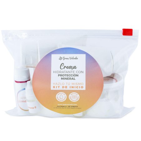 Envase set crema hidratante con protección mineral