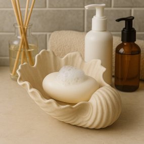 Molde saboneteira concha do mar