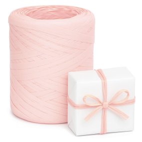 Fita de rafia bebê rosa