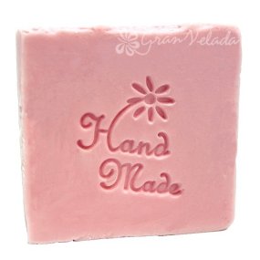 Carimbo para sabonetes Flor Hand Made DIY