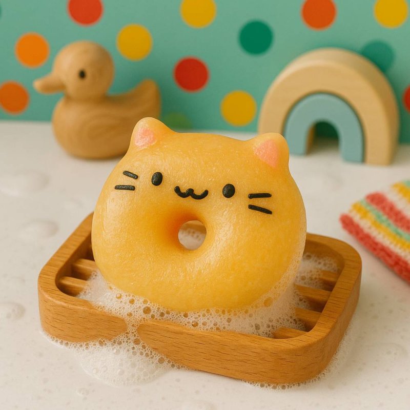 Molde rosquilla gatito