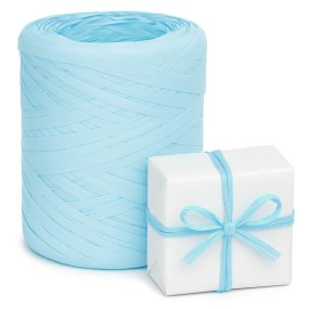 Ruban de raphia bleu ciel Ruban de raphia bleu ciel