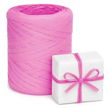Cinta de rafia magenta