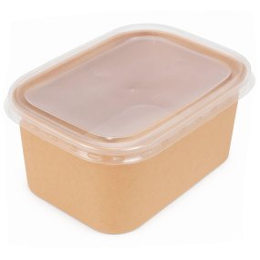 Boîte rectangulaire 1000 ml avec couvercle