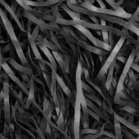Virutas de papel negro Virutas de papel negro