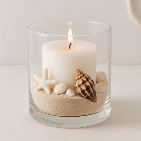 Caracolas mitra rugosa para decorar velas