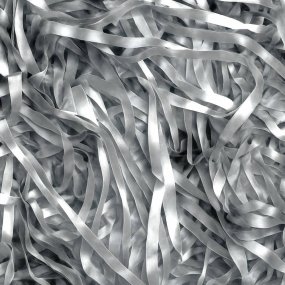 Lascas de papel prateadas Lascas de papel prateadas