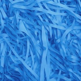 Copeaux de papier turquoise