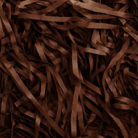 Virutas de papel marron chocolate Virutas de papel marron chocolate