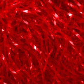 Copeaux de cellofan rouge cerise