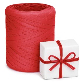 Fita de rafia vermelho cereja Fita de rafia vermelho cereja