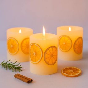 Tranche d’orange déshydratée