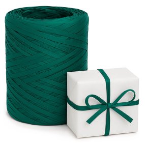 Cinta de rafia verde pino Cinta de rafia verde pino