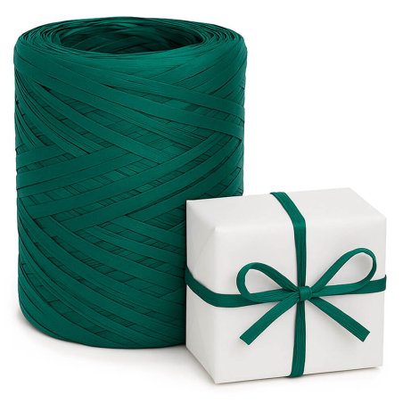 Cinta de rafia verde pino