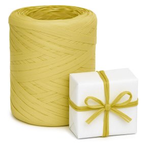 Cinta de rafia mostaza Cinta de rafia mostaza